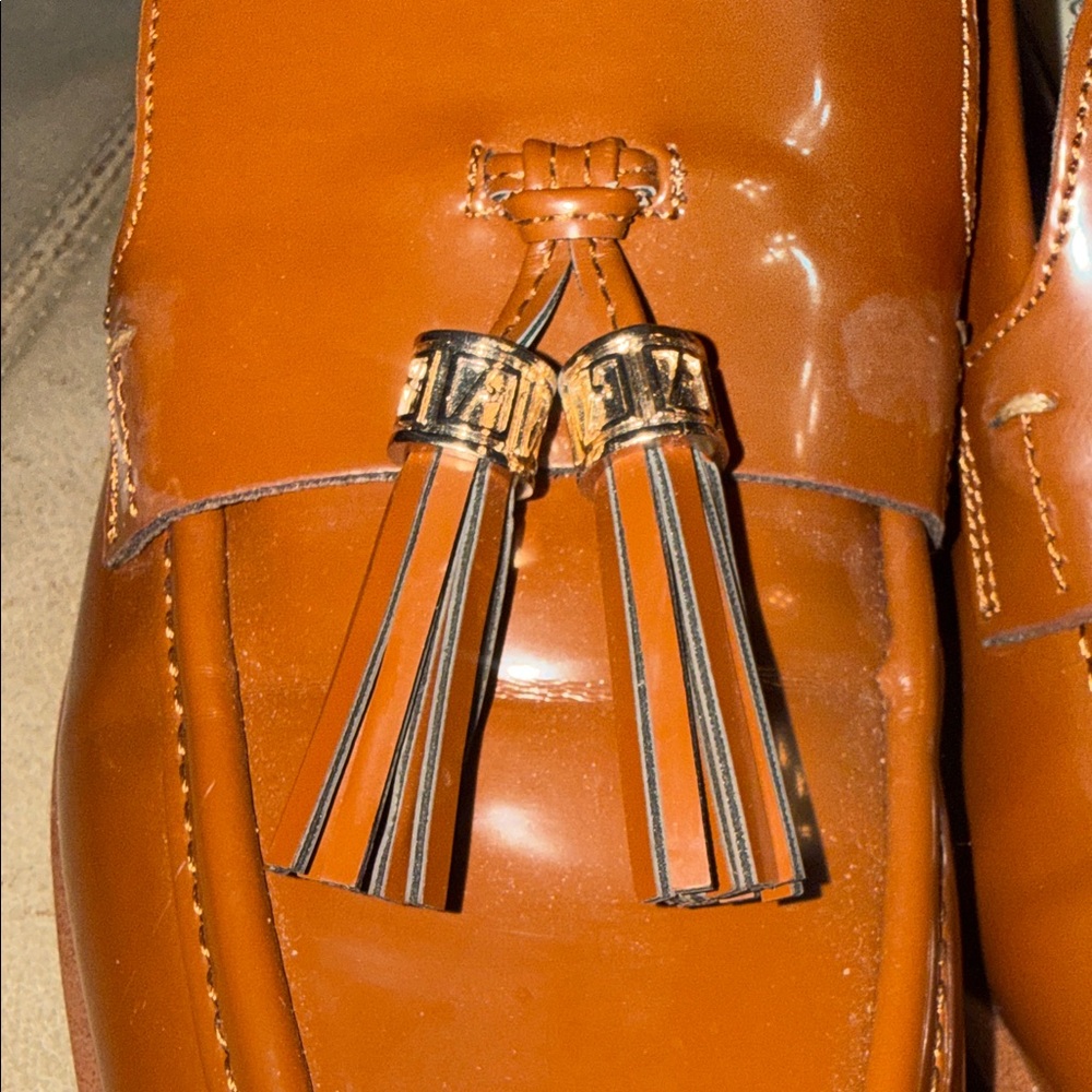 Franco Sarto Tan Tassel Loafers - Picture 5 of 8